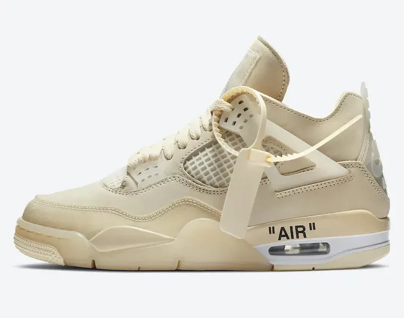 Nike Air Jordan 4 Rétro x Off-White Sail